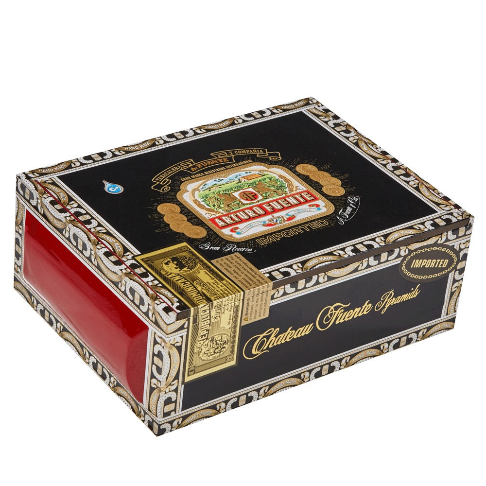 Arturo Fuente Chateau Pyramid Empty Cigar Box